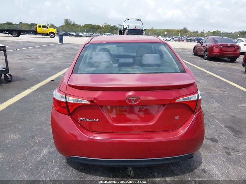 2015 TOYOTA COROLLA SEDAN 1.8L I-4 DOHC, VVT, 132HP