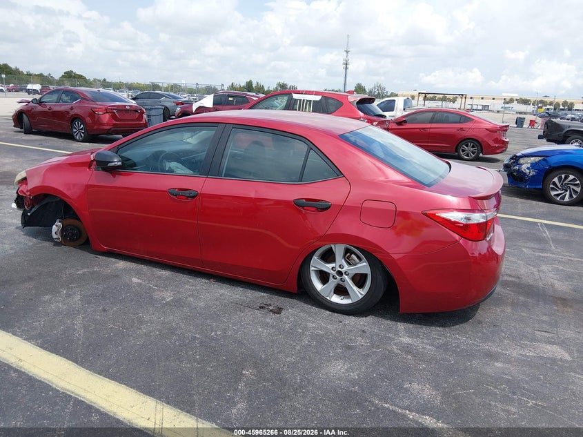 2015 TOYOTA COROLLA SEDAN 1.8L I-4 DOHC, VVT, 132HP