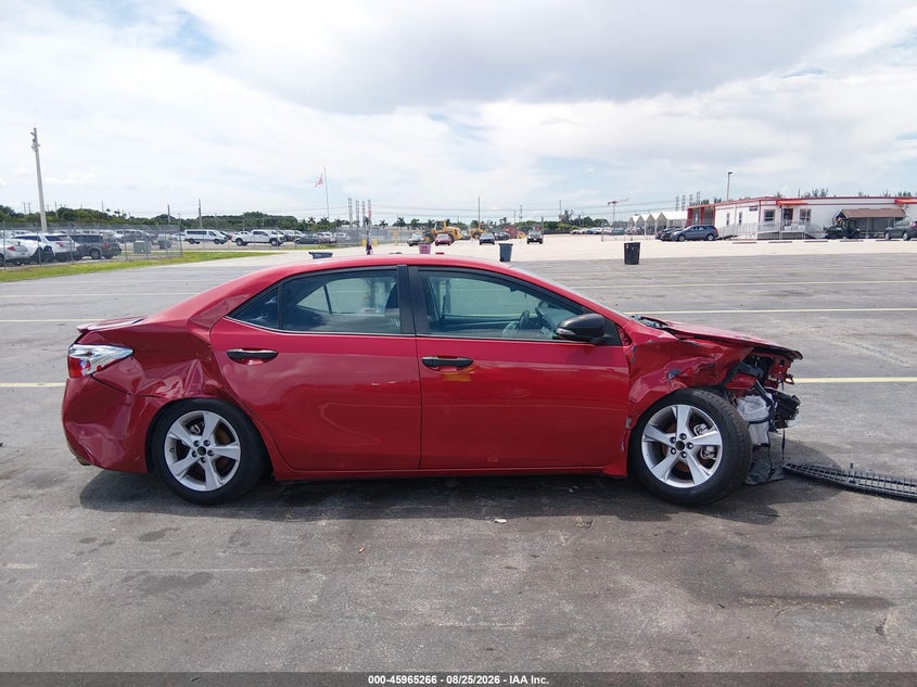2015 TOYOTA COROLLA SEDAN 1.8L I-4 DOHC, VVT, 132HP