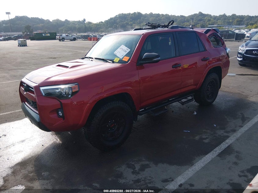 2021 Toyota 4Runner, Дах, IAAI, VIN JTEHU5JR5M5967211 — фото 2