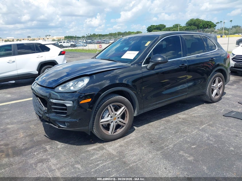 PORSCHE CAYENNE 2016 VIN WP1AB2A24GLA94224