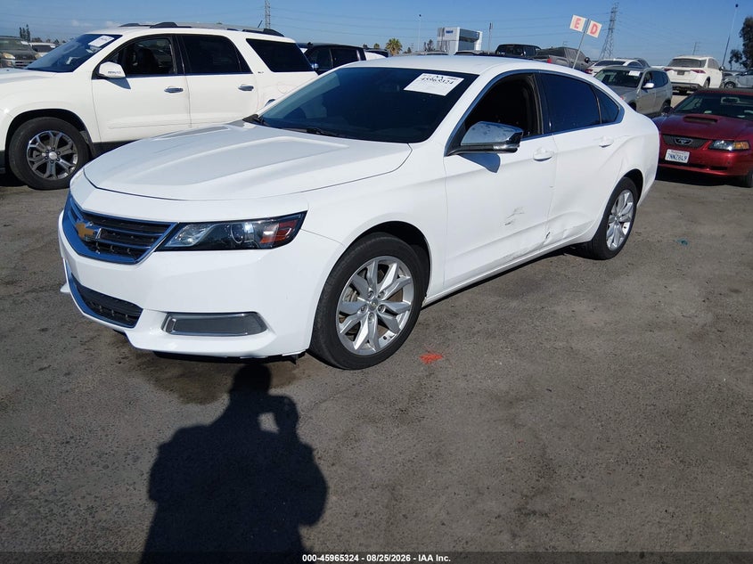 2017 Chevrolet Impala, Левый бок, IAAI, VIN 2G1105SA0H9115165 — фото 2