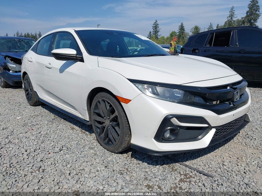Vin: shhfk7h41lu423193, lot: 46464569, honda civic sport 2020 img_1