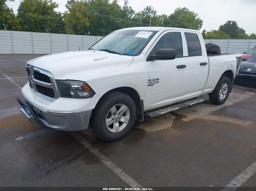 Vin: 1c6rr6fg2ks530019, lot: 46464570, ram 1500 classic tradesman  4x2 6'4 box 20192