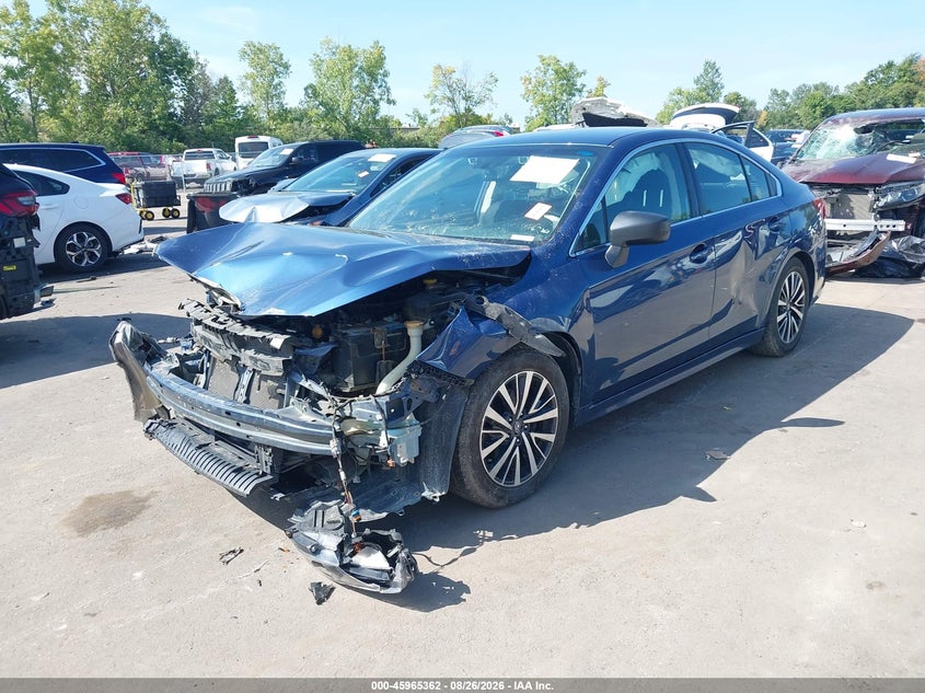 2019 Subaru Legacy, Удар спереди, IAAI, VIN 4S3BNAB68K3006373 — фото 2