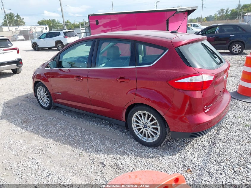 Vin: 1fadp5bu3el517900, lot: 46464583, ford c-max hybrid sel 20143