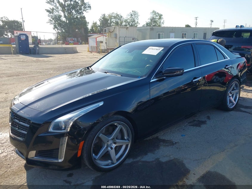2014 Cadillac CTS, Right Rear, IAAI, VIN 1G6AV5S82E0173518 — photo 2