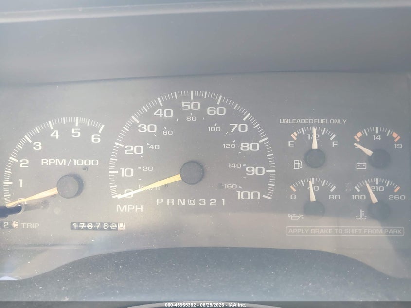 CHEVROLET K1500 1998 VIN 2GCEK19R9W1262314