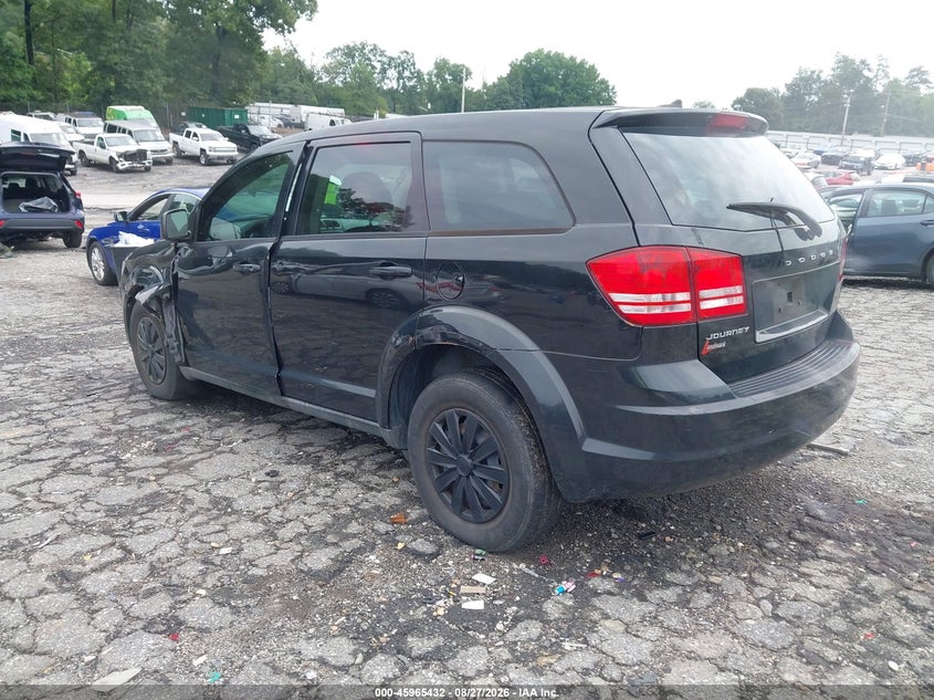 Vin: 3c4pdcab5ct390010, lot: 46464651, dodge journey se/avp 20123