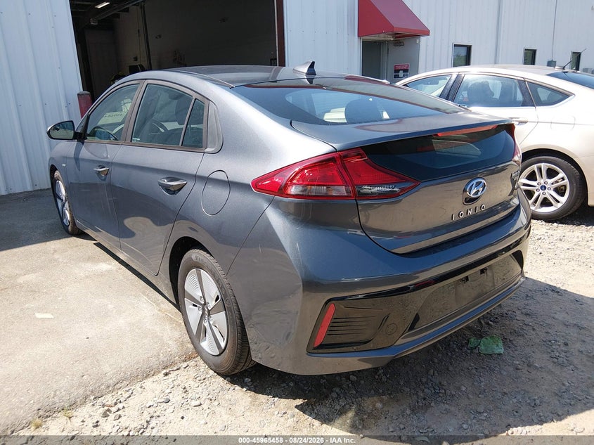 Vin: kmhc65lc4ju099653, lot: 46464677, hyundai ioniq hybrid blue 20183