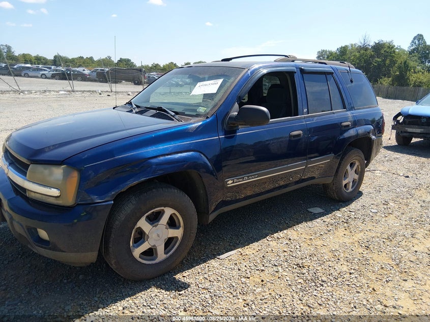 CHEVROLET TRAILBLAZER 2002 VIN 1GNDT13S722130478