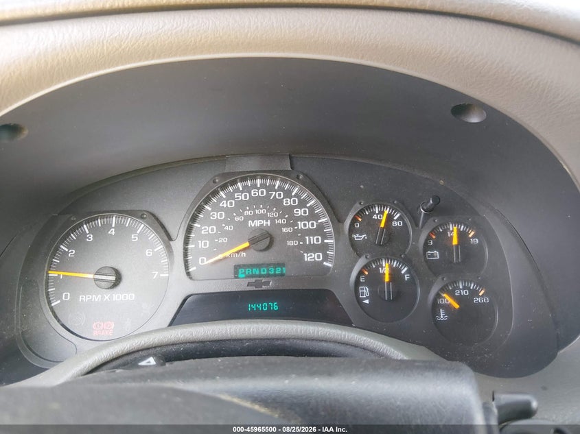 CHEVROLET TRAILBLAZER 2002 VIN 1GNDT13S722130478