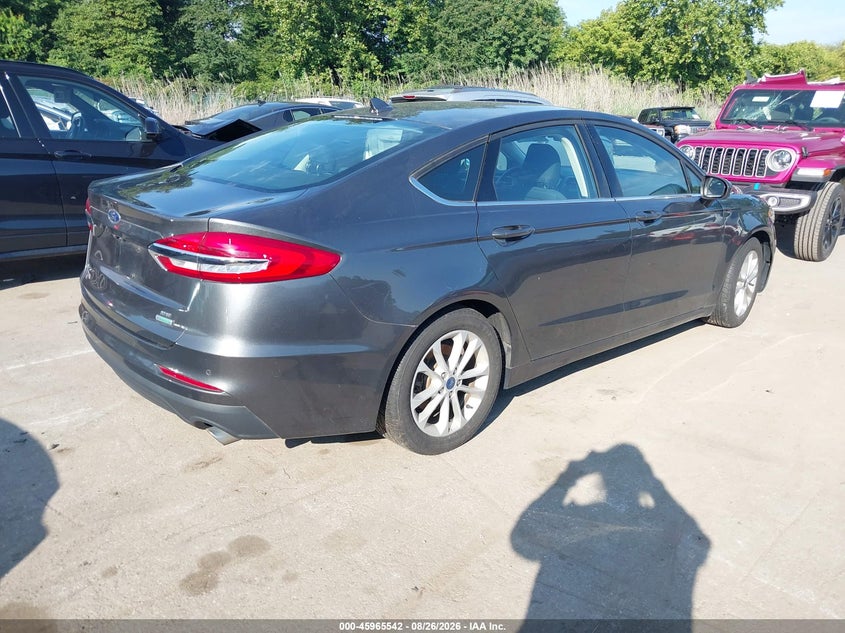 2019 FORD FUSION SEDAN 1.5L I-4 DI, DOHC, VVT, TURBO, REGULAR , 181HP