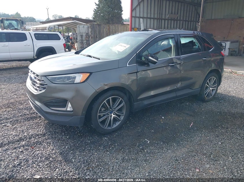 2019 Ford Edge, Rollover, IAAI, VIN 2FMPK3K93KBC32420 — photo 2
