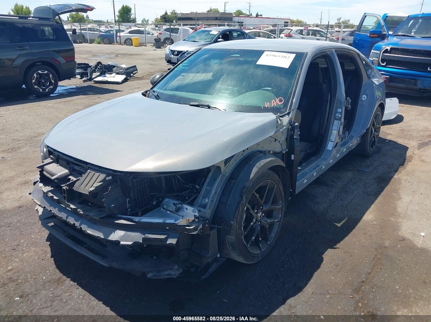 2025 Honda Civic, Front End, IAAI, VIN 2HGFE2F56SH584883 — photo 2
