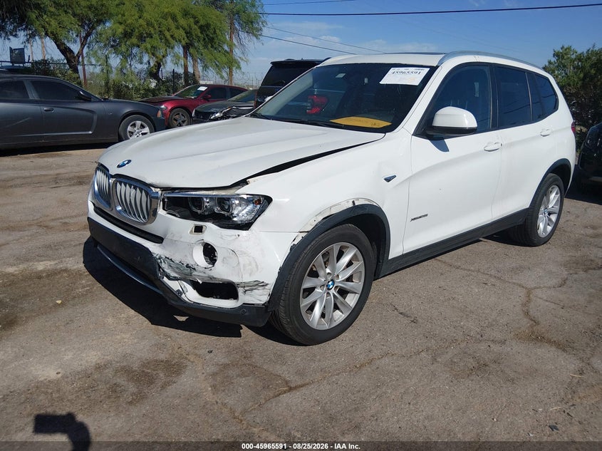 2017 BMW X3, Left Front, IAAI, VIN 5UXWX9C59H0T14743 — photo 2