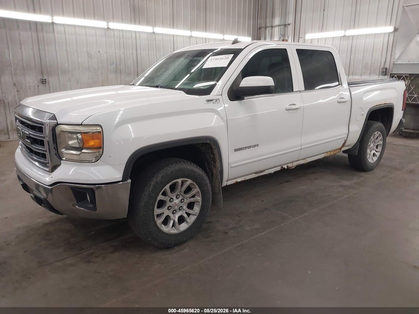 2014 GMC Sierra, Удар сзади, IAAI, VIN 3GTU2UECXEG374396 — фото 2