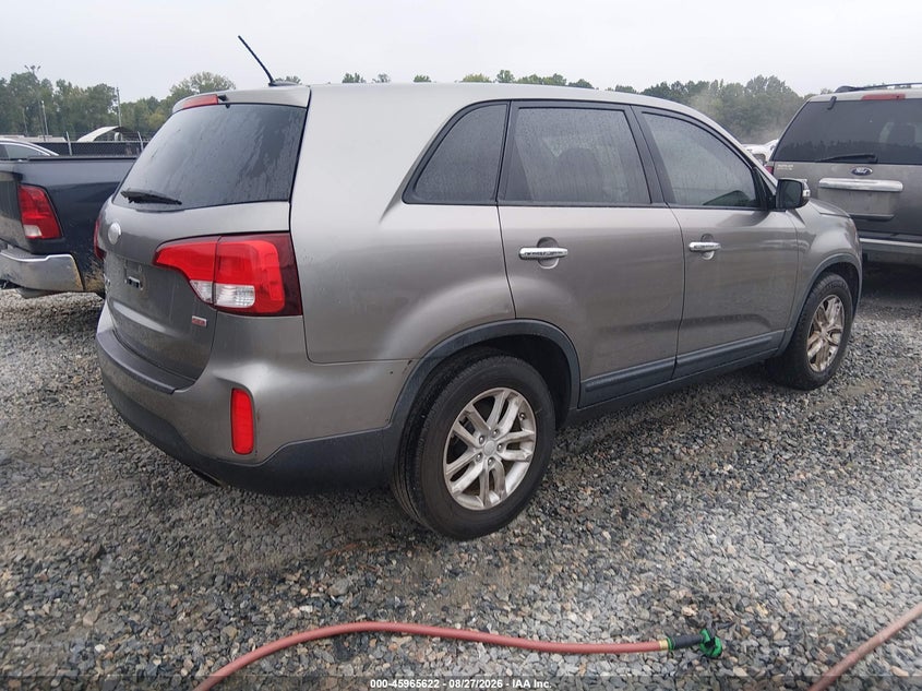 Vin: 5xykt3a65eg444139, lot: 46464841, kia sorento lx 20144