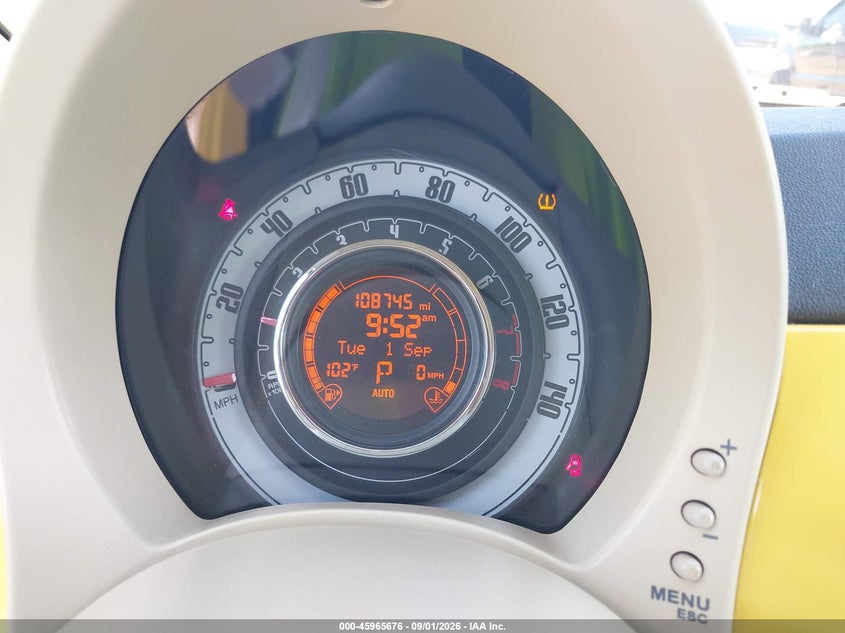 FIAT 500 2012 VIN 3C3CFFAR9CT131113