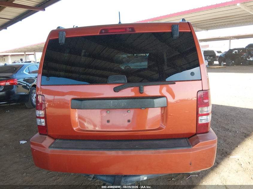 JEEP LIBERTY 2009 VIN 1J8GP28K89W520719