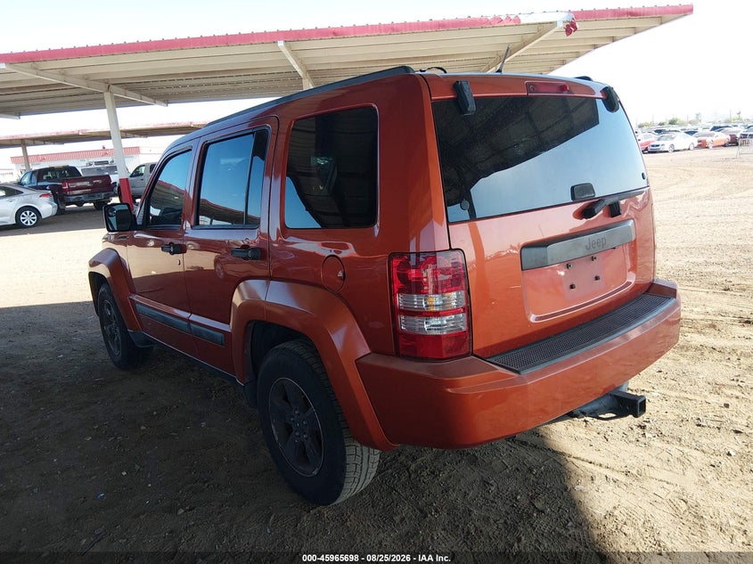 JEEP LIBERTY 2009 VIN 1J8GP28K89W520719