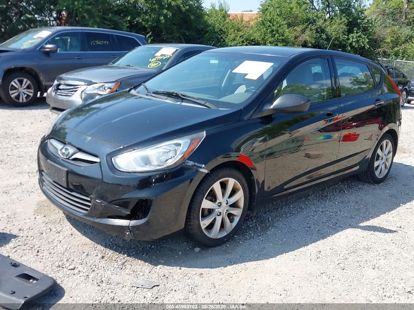2012 Hyundai Accent, Затоплення, IAAI, VIN KMHCU5AE9CU054463 — фото 2