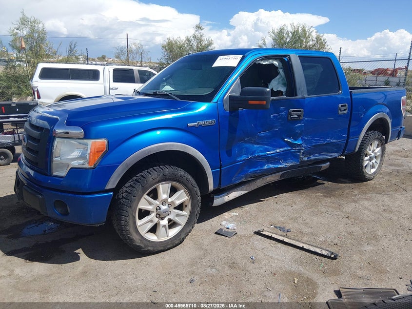 2010 Ford F-150, Left Side, IAAI, VIN 1FTFW1EV8AFC10928 — photo 2