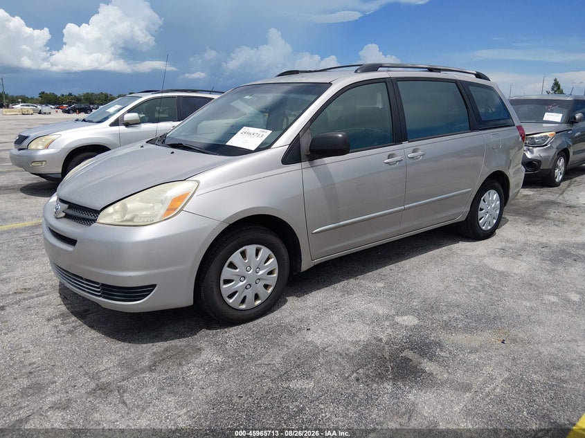 2005 Toyota Sienna, Звичайний знос, IAAI, VIN 5TDZA23C25S313111 — фото 2