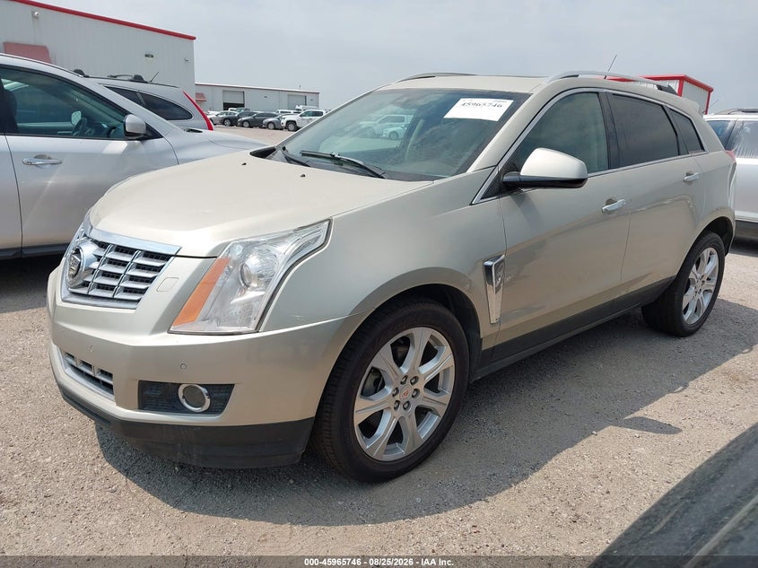 2014 Cadillac SRX, Град, IAAI, VIN 3GYFNCE37ES522862 — фото 2