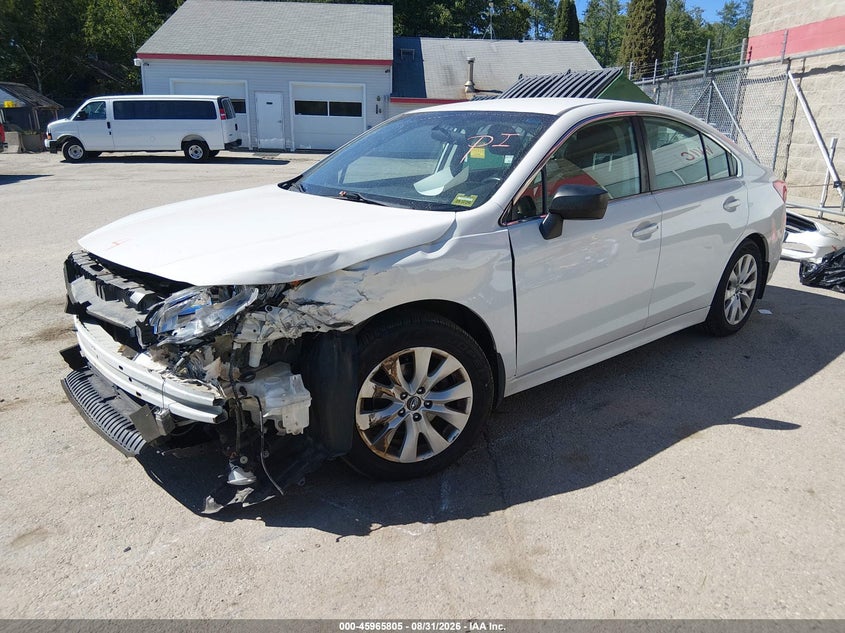 2017 Subaru Legacy, Front End, IAAI, VIN 4S3BNAB60H3060940 — photo 2