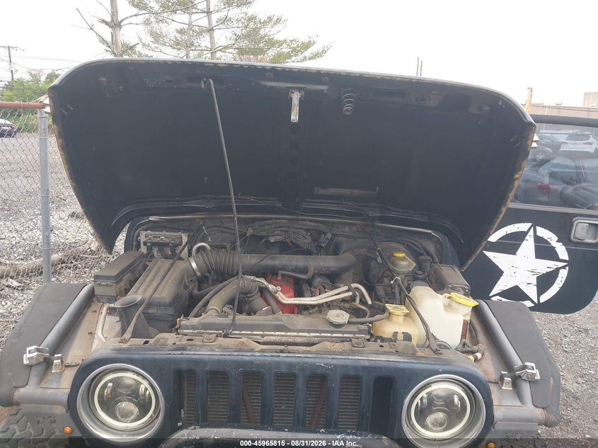 JEEP WRANGLER 2000 VIN 1J4FA49S0YP754659