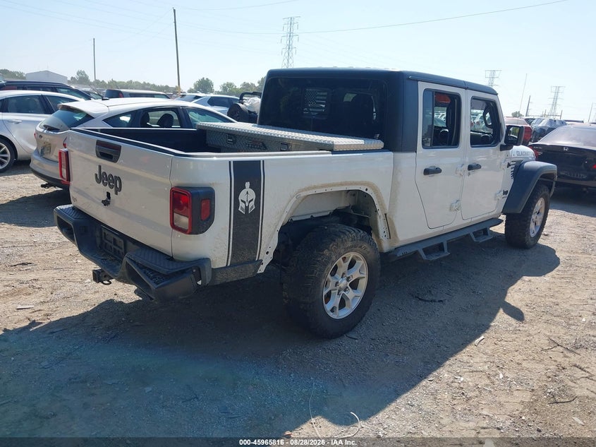 Vin: 1c6hjtag2ll136685, lot: 46465035, jeep gladiator sport s 4x4 20204
