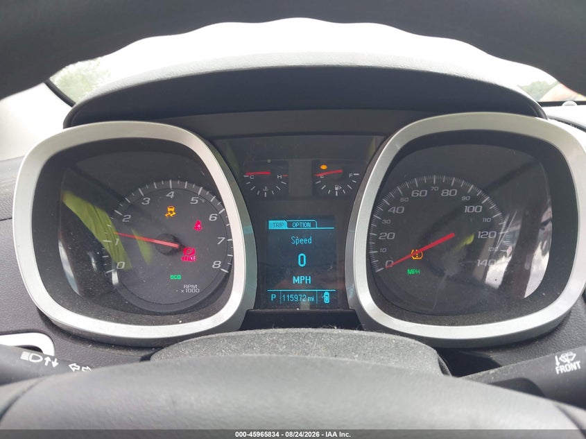2015 CHEVROLET EQUINOX SPORT UTILITY VEHICLE 2.4L I-4 DI, DOHC, VVT, REGULAR , 182HP