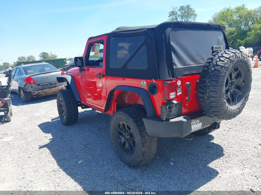 Vin: 1c4ajwag9fl525890, lot: 46465083, jeep wrangler willys wheeler 20153