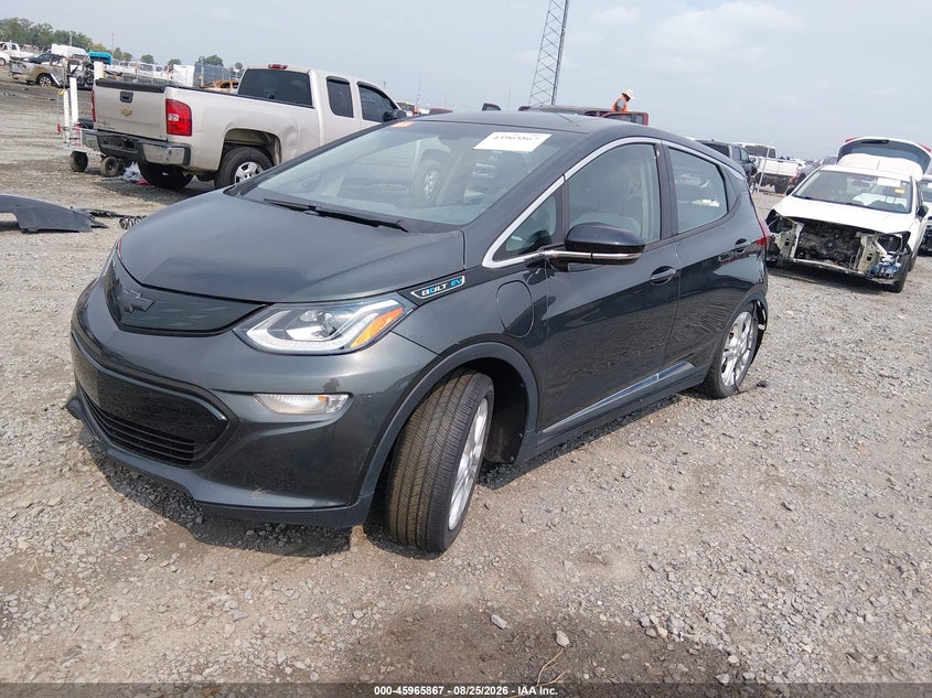 2019 Chevrolet Bolt Ev Lt, Rear, IAAI, VIN 1G1FW6S02K4144324 — photo 2
