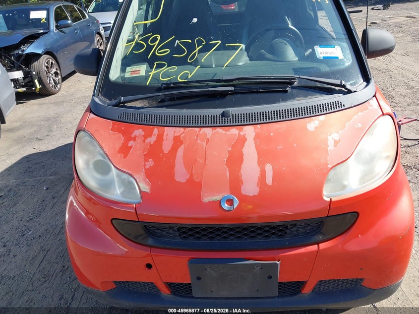 SMART FORTWO 2008 VIN WMEEK31X78K100319