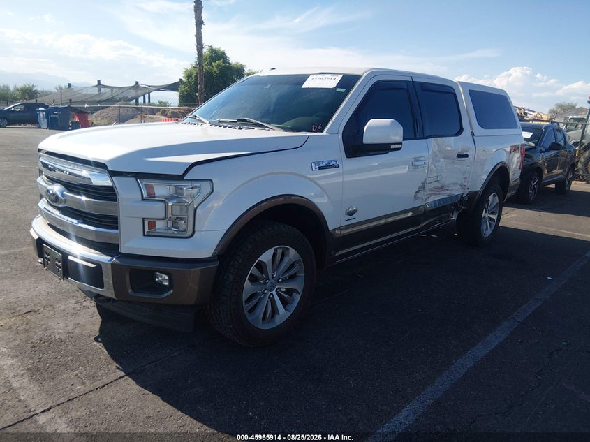 2017 Ford F-150, Левый бок, IAAI, VIN 1FTEW1EG3HFA54014 — фото 2