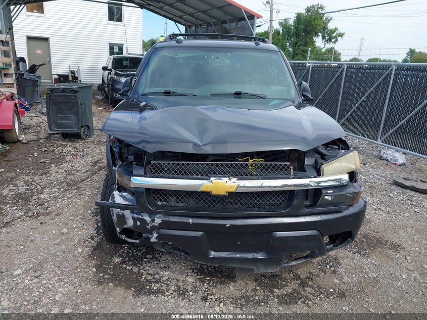 CHEVROLET AVALANCHE 1500 2004 VIN 3GNEK12T44G207223