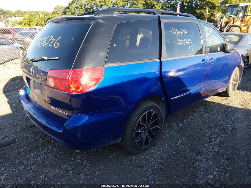 2007 TOYOTA SIENNA auction photo 4