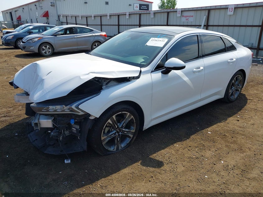 2023 Kia K5, Front End, IAAI, VIN 5XXG34J20PG178352 — photo 2