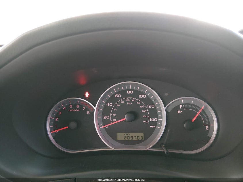 2008 SUBARU IMPREZA HATCHBACK 2.5L H-4 VVT, REGULAR , 170HP