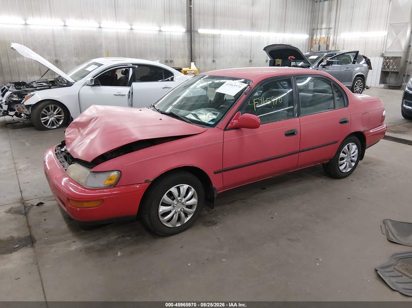 1996 Toyota Corolla, Front End, IAAI, VIN 1NXBB02E9TZ375678 — photo 2