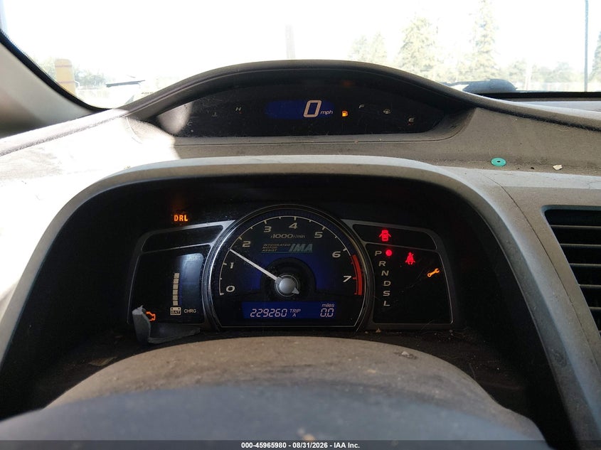 2006 HONDA CIVIC HYBRID auction photo 7