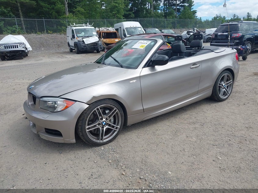 2013 BMW 1 SERIES CABRIO 3L I6 FI DOHC 24V NF4