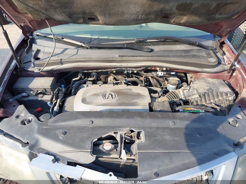 ACURA MDX 2012 VIN 2HNYD2H39CH536697