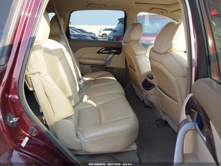 ACURA MDX 2012 VIN 2HNYD2H39CH536697