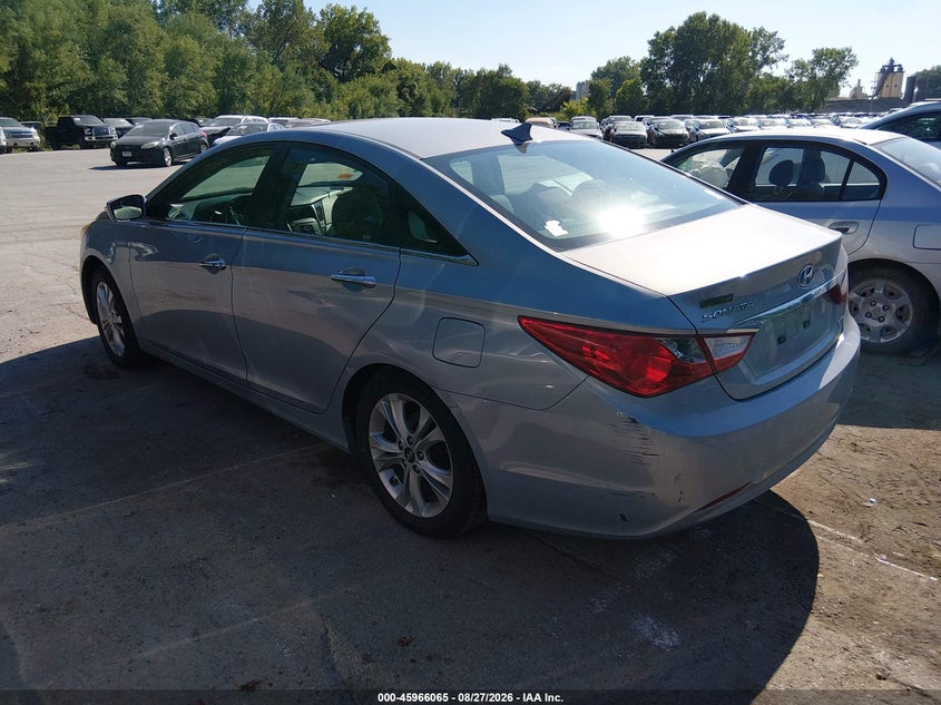 Vin: 5npec4ac8bh155897, lot: 46465284, hyundai sonata limited 20113