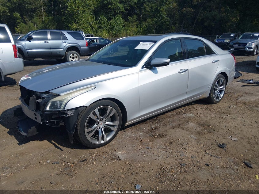 2015 Cadillac CTS, Удар спереди, IAAI, VIN 1G6AR5S31F0128404 — фото 2