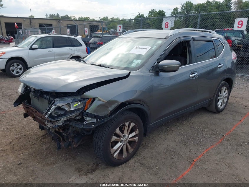 Vin: knmat2mv8fp546218, lot: 46465325, nissan rogue sv 20152