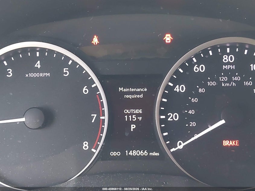 LEXUS ES 350 2013 VIN JTHBK1GG4D2045723